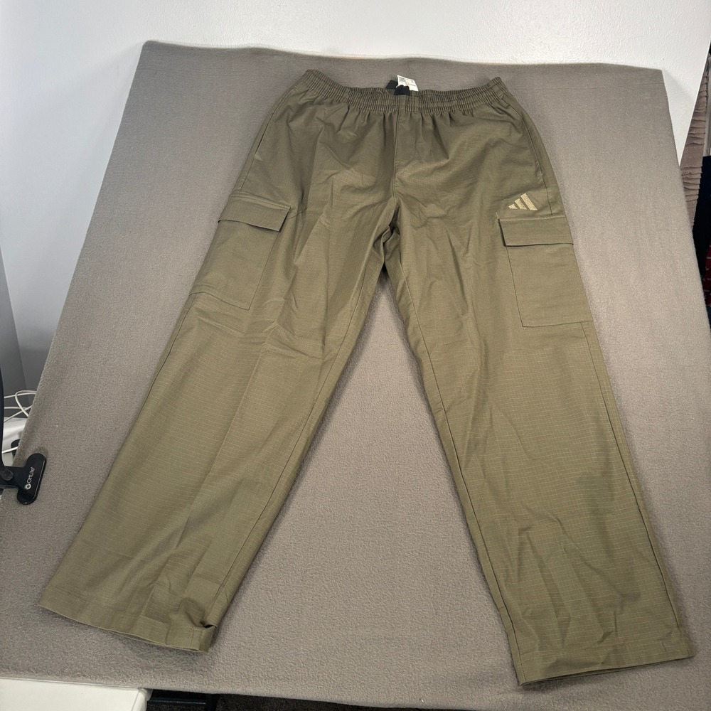 Adidas M WV Cargo Pant Men Size L Olive Strata Multi Sport KH4158
